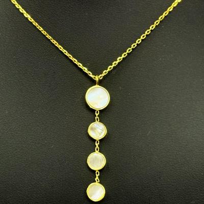 14K Gold Honora Mother of Pearl Necklace