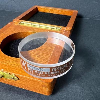 Van Keuren 2" Optical Flats – Precision Measuring Tools, Serial #22978, No Chips, Original Box