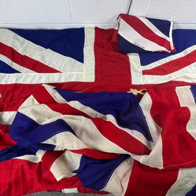 Vintage UK Flags and More – British Collectibles Lot