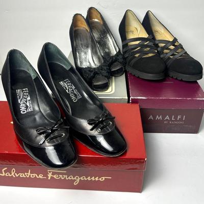 Made In Italy Heels (3)￼  - Salvatore Ferragamo, Amalfi, Geoffrey Beene (size 7.5-8)