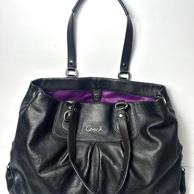 Coach Ashley Leather Satchel Bag