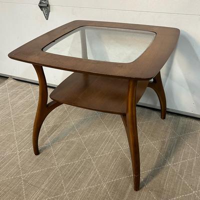 Glass Top Table 26x26x23