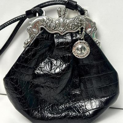 Vintage Brighton Leather Crossbody Bag 