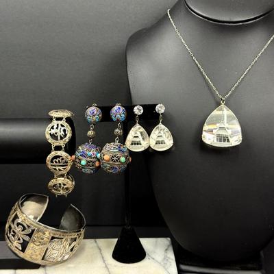 Sterling Silver Jewelry with Asian Motifs