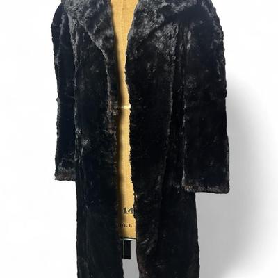 Vintage Fur Long Coat 