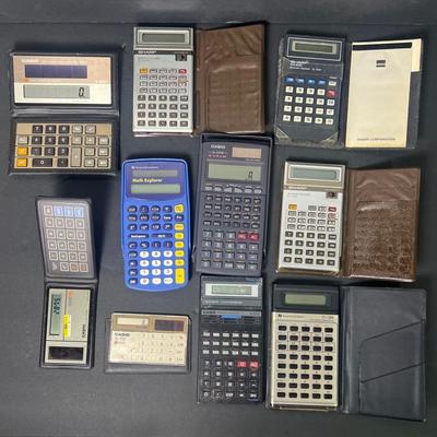 Vintage Calculator Collection – Sharp, Casio, Texas Instruments & More