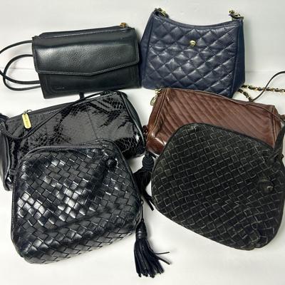 Leather Purses (6) - Giani Bernini, Morris Moskowitz, Aspects By Lisette & More
