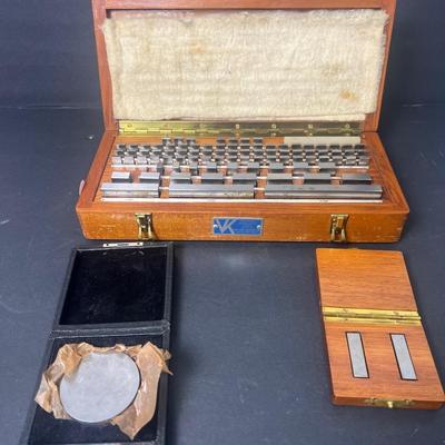 Precision Measuring Tools Van Keuren Utility Gage Block Set .05–4", 2-Piece Set, Wooden Cases, More