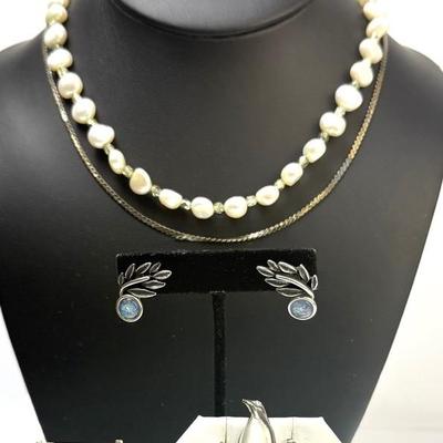 Sterling Silver: Necklaces & Earrings, More