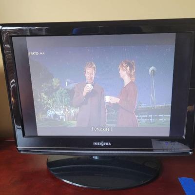 Insignia 19" TV, HP Printer, & Epson Scanner