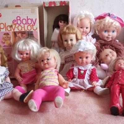 Doll Collection #1 Vintage Chatty Cathy, Baby  Play-a-lot, Mrs Beasley