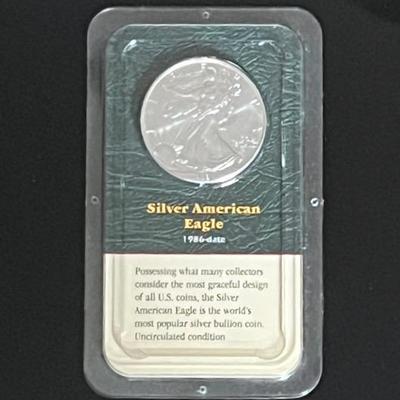 1986 Silver American Eagle Half Dollar From Littleton Coin