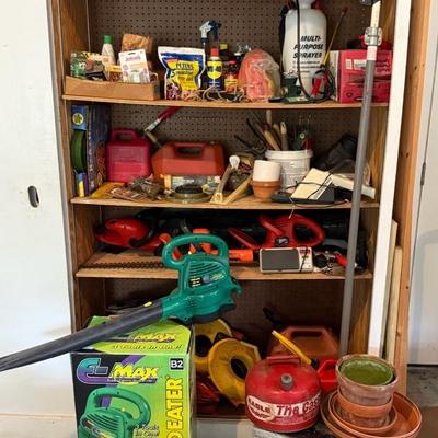 Garden & Yard Tool Cleanout With Power Trimmers, Blower, Vac, Cords, Etc