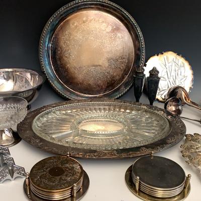 Assortment Of Silverplated Pieces