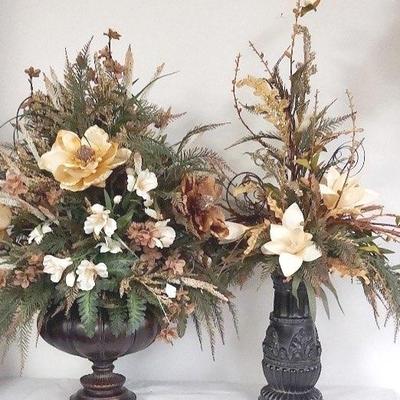 Autumn Themed Floral Table Arrangements