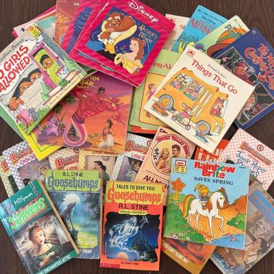 Children’s Paperback Books (50+) With Disney, Goosebumps, Baby-Sitters Club