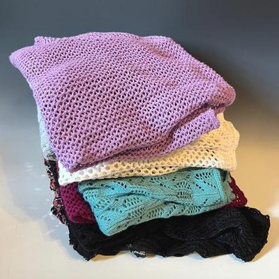 Beaded, Sequined and Knit Tops, Vintage (10 pieces)