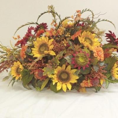 Sunflowers and Fall Flower Arrangement 