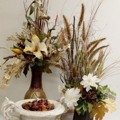 Decorative Faux Floral Table Decor