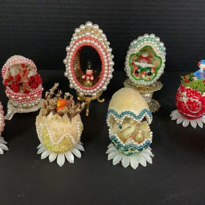 Hand Decorated Holiday Eggs