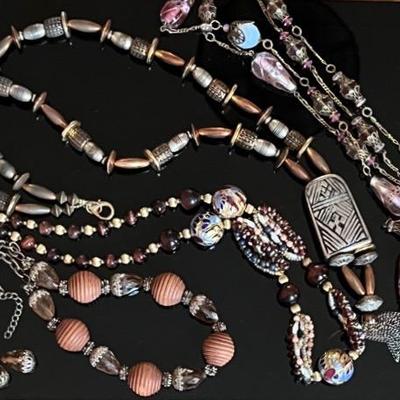 Bohemian Beaded Jewelry with Murano Glass and Tiger’s Eye