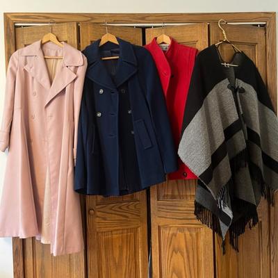 Women’s Outerwear, Wool and Synthetic (4 pieces)