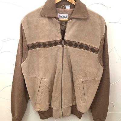 1950s 60s Suede and Knit Jacket NWT