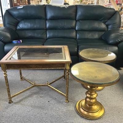 Hollywood Regency Gilded Occasional Tables (3)