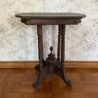 French Mahogany Side Table 