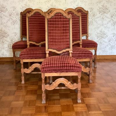 Italian Style Carved Chairs