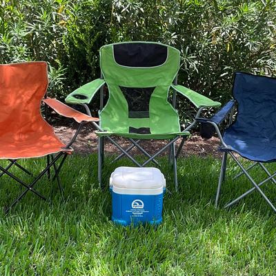 Camp Chairs & Carry Cooler