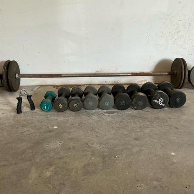 Weight Bar And Weights