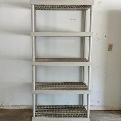 Assembled Plastic Shelving Rack 3