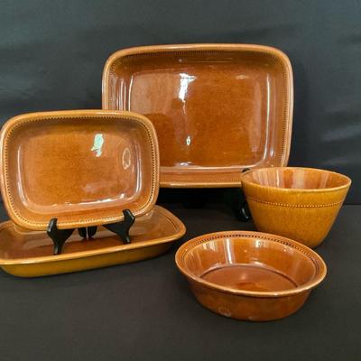 Old Hoganas Keramik Swedish Stoneware In Brown