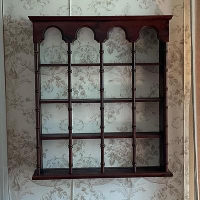 Vintage Spindle Display Shelf