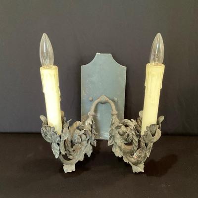 Wrought Iron Wall Sconce No. 1