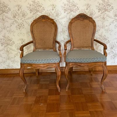 Drexel Heritage Cane Back Chairs