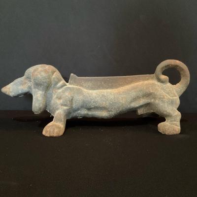 Dachshund Wrought Iron Boot Scrapper