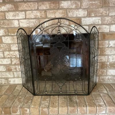 Stainglass Fire Screen