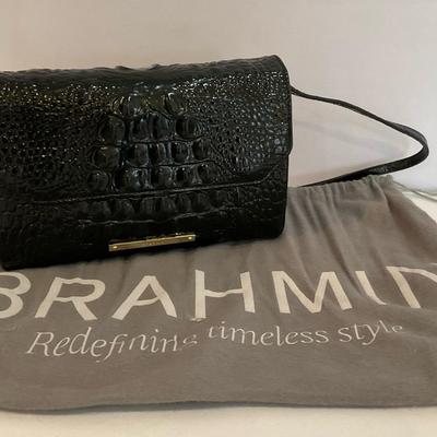 Brahmin Black Purse With Dust Bag