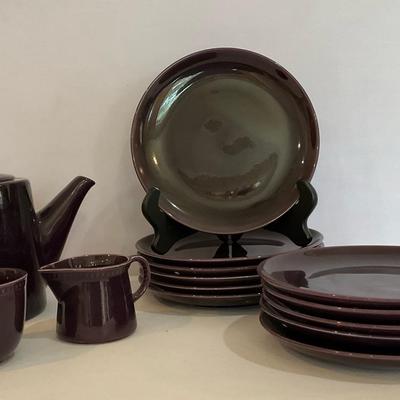 Deep Purple Dish Set