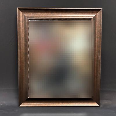 Copper Tone Framed Mirror