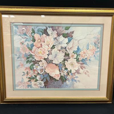 Floral Vintage Pastel Print