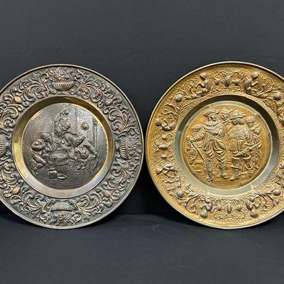 Embossed Brass Wall Plates