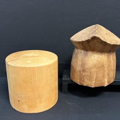 Wooden & Paper Mache Hat Molds