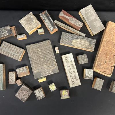 Wooden Print Blocks