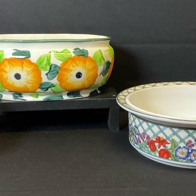 Floral Porcelain Serving Collection 