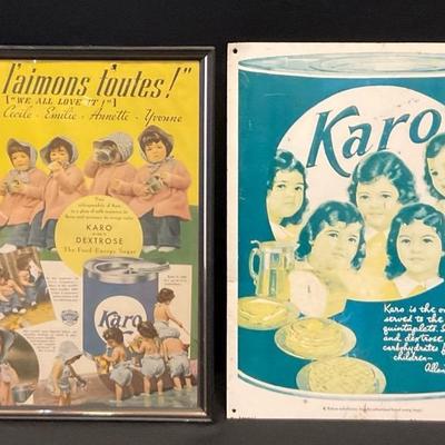 Karo Syrup Vintage Advertising 