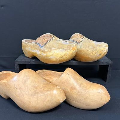 Carved Wooden Shoes
