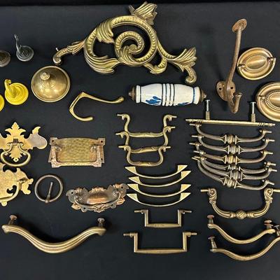 Mostly Brass Handles, Hooks & More